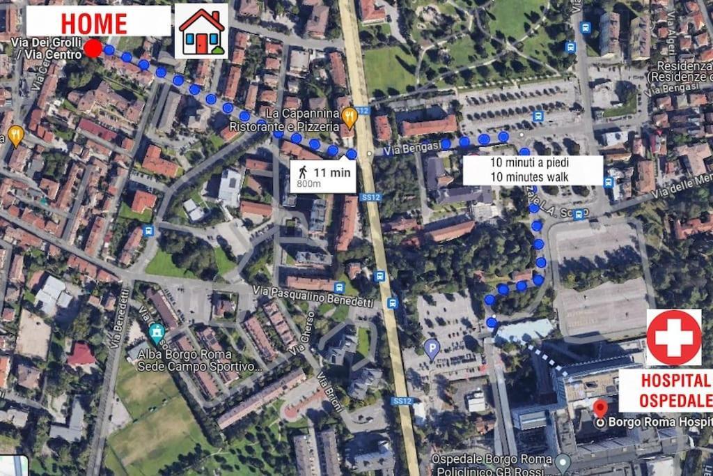 Casa Romeo Vinitaly - Free Parking - Wifi Leilighet Verona Eksteriør bilde